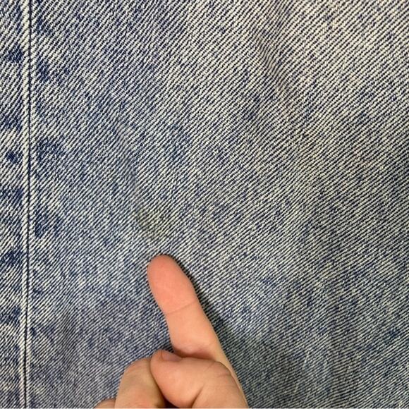 MAISON MARGIELA Jeans 28”Blue High-Waist Barrel Wide Slashed Raw-Hem Luxury Zip - Picture 12 of 15